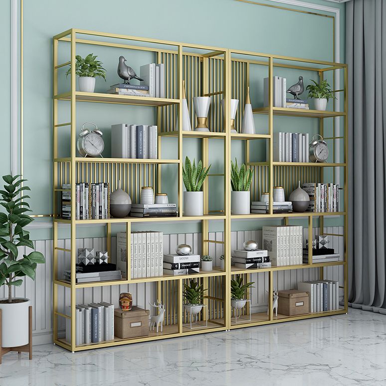 78.74"H Bookcase Contemporary Style Open Back Bookshelf for Home Office