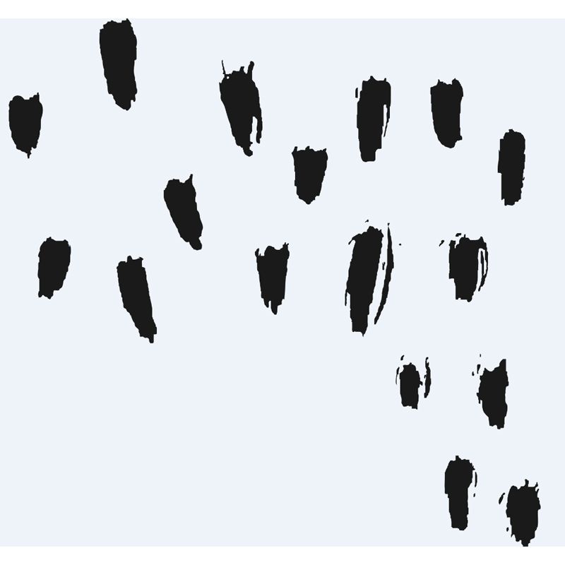 Washable Ink Mark Drawing Mural Wallpaper Customized Modern Wall Art for Bedroom