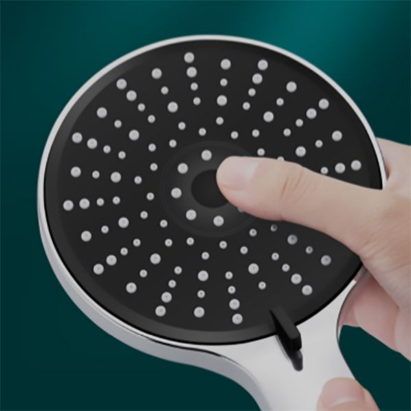 High Flow Handheld Shower Head 4-Spray Patterns Wall-Mount Showerhead