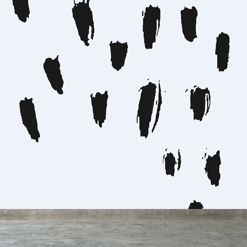 Washable Ink Mark Drawing Mural Wallpaper Customized Modern Wall Art for Bedroom