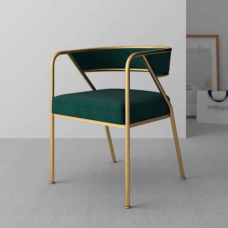 Glam Velvet eetkamerstoelen metalen eetkamerstoelstoel voor restaurantgebruik