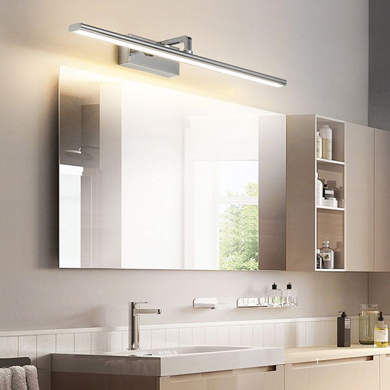 Minimalism Vanity Lighting Streamlined Wall Light Fixture for Bathroom