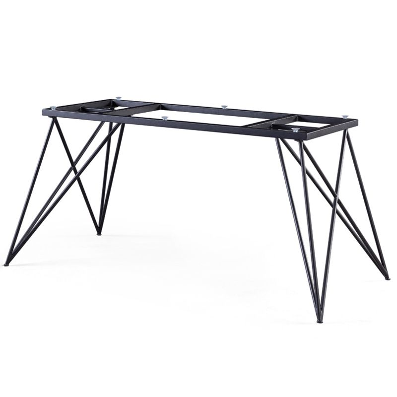 Stone Dining Site Table Industrial Style Rectangle Dining Table for Kitchen Home