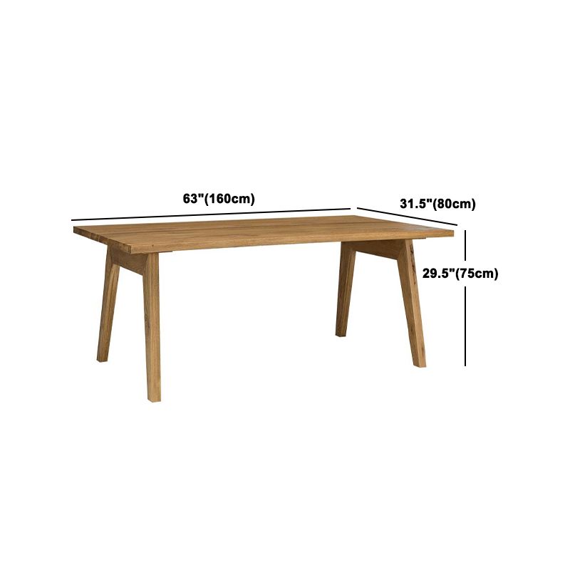 Modern 1/10 Pieces Dining Set Rectangle Pine Wood Dining Table for Dining Room