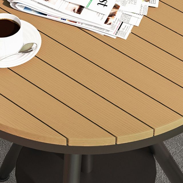 Modern Round Dining Set 1/2/3/5 Pieces Reclaimed Wood Dining Set for Outdoor