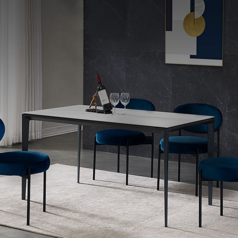 Minimaliste 1/4/5 Pieces Set Table à manger en pierre fritte