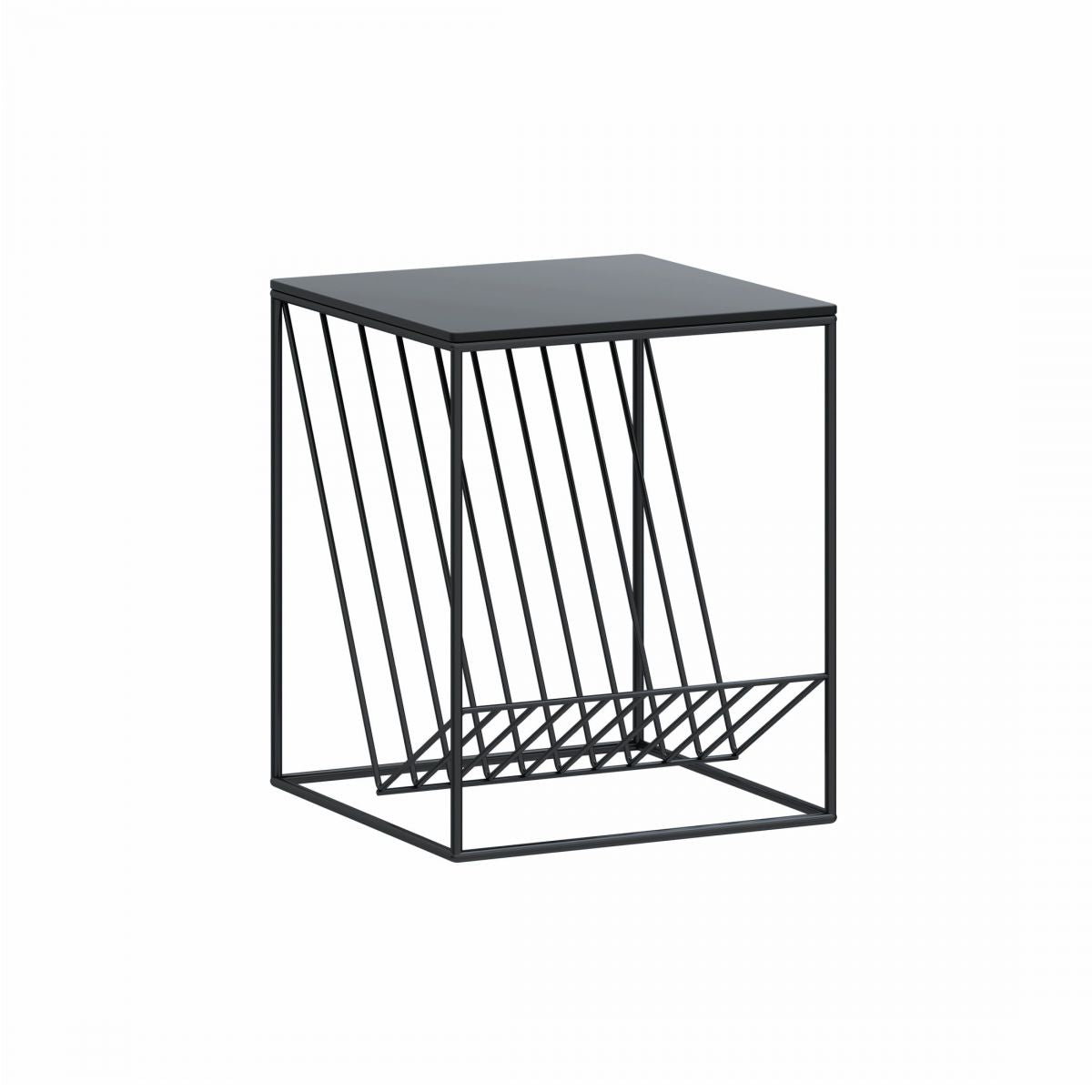 Modern Frame Coffee Table Glass Top Coffee Cocktail Table for Living Room