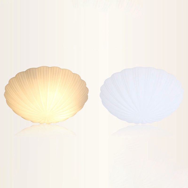 White Flush Mount Ceiling Light Nordic Simple Style Flush Light