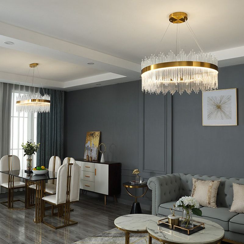 Luz de lujo moderno moderno simple led encogedor led lámpara luz para sala de estar dormitorio de comedor