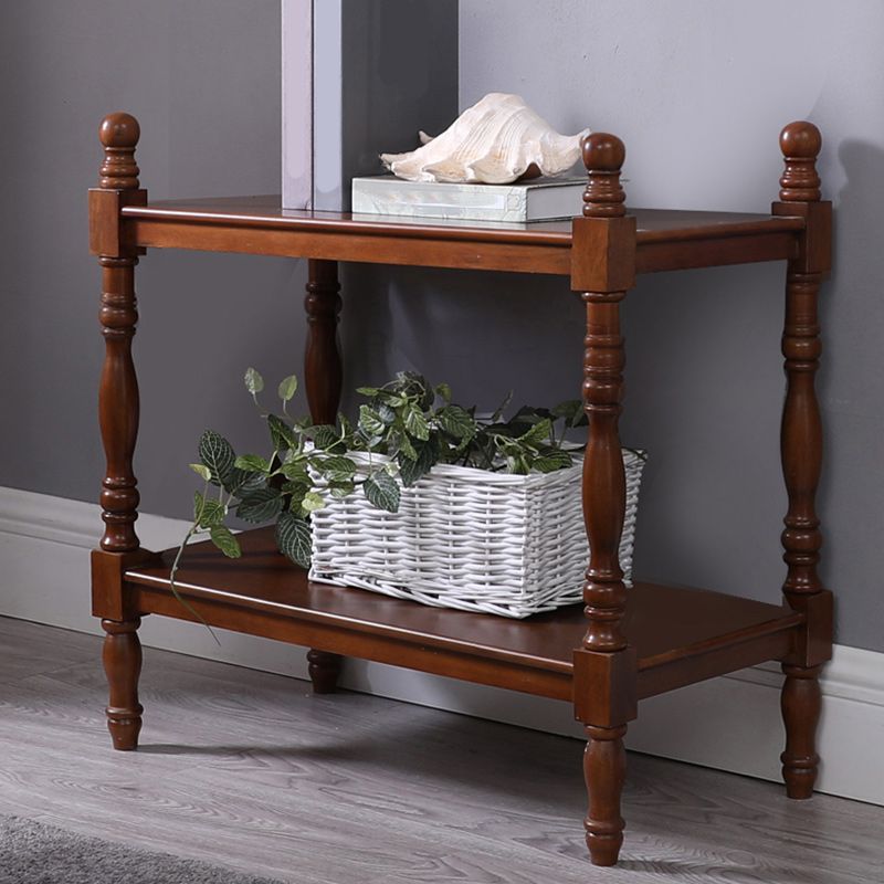 Solid Wood Bookcase with Wooden Shelves Modern Bookshelf for Home Office