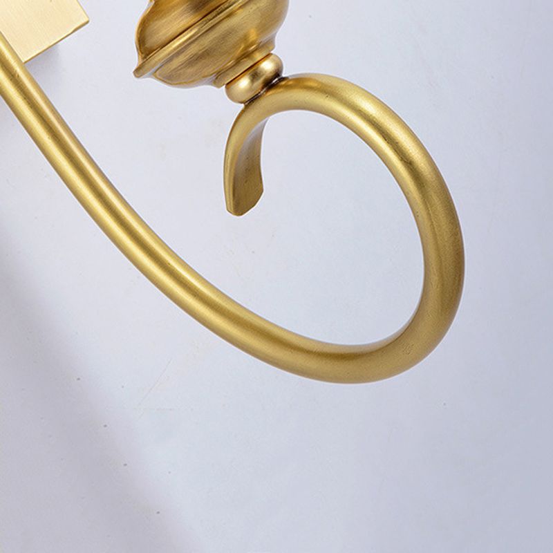 Geometric Shape Glass Wall Lighting Industrial Style 1 Light Wall Mounted Light in Gold