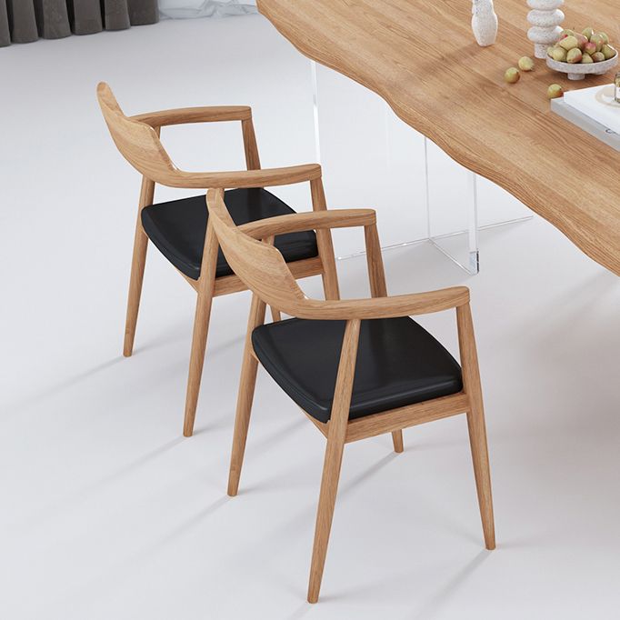 Modern Dining Set Solid Wood 1/2/4/5 Pieces Dining Furniture for Indoor