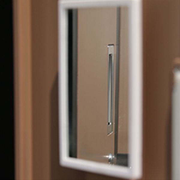 Modern Metal Hinged Door Storage Cabinet Matte Finish Cabinet for Home