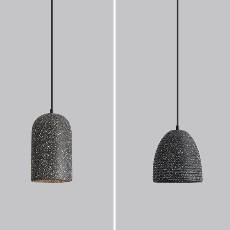 Nordic Style Cement Ceiling Lamp Modern Simple Geometry Led Pendant Light for Living Room