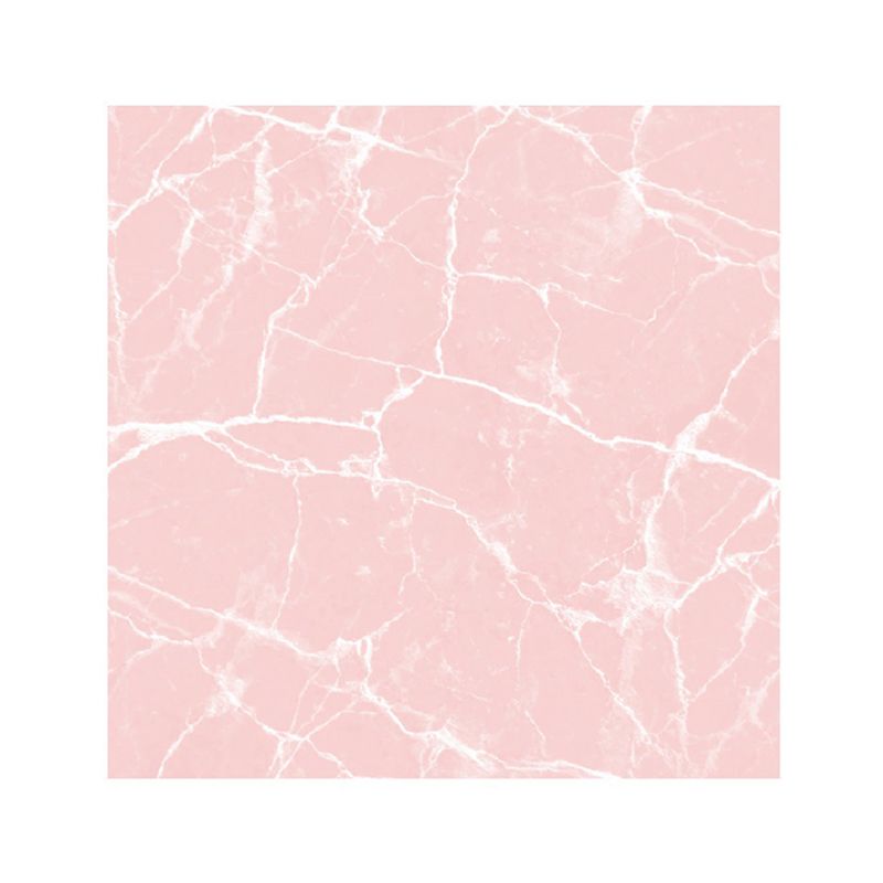 Pink Marble Look Wallpaper Panels Peel and Paste Modernist Bedroom Wall Covering