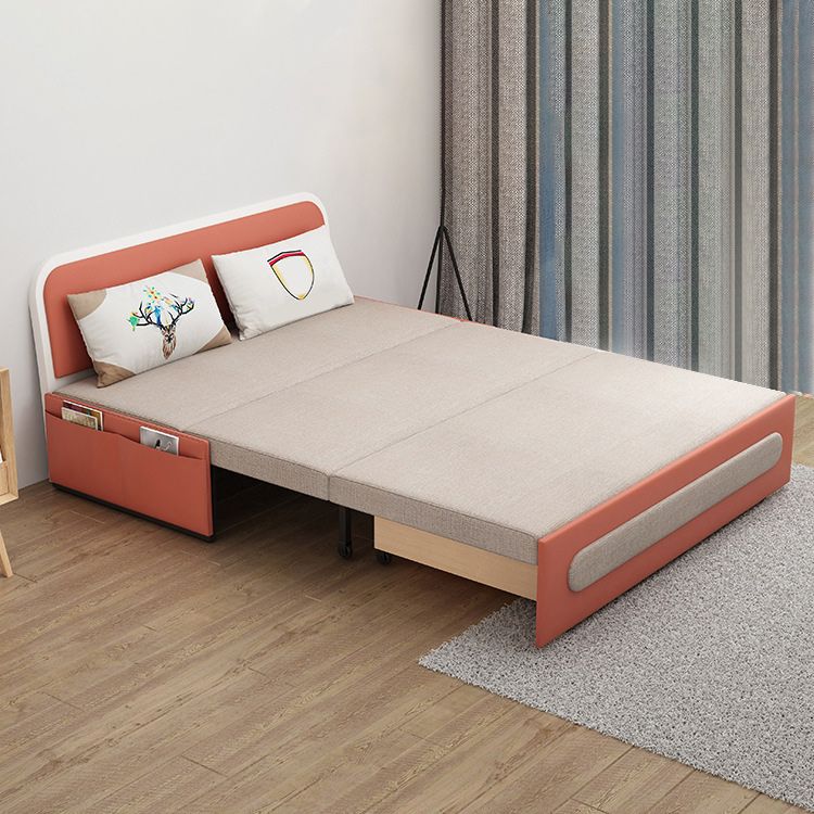 Pillow Included Sofa Futon Armless Cushion Back Convertible Sofa