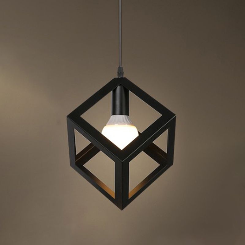 Metalen geometrische hanger verlichting Loft Style 1-Light Restaurant Hanging Lamp