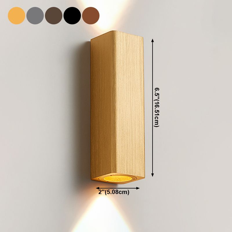 Lámpara de pared de aluminio de aluminio al aire libre moderno minimalismo para el pasillo para el pasillo