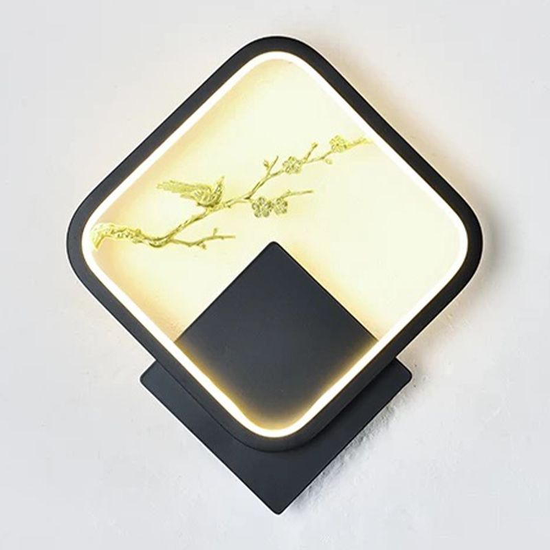 Kids Style Square Shape Wall Light Metal 1 Light Wall Mount Light