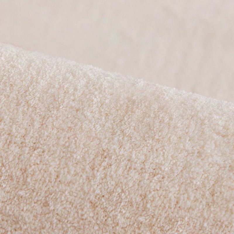 Yellow Check Rug Polyester Simple Rug Stain Resistant Rug for Home Decor