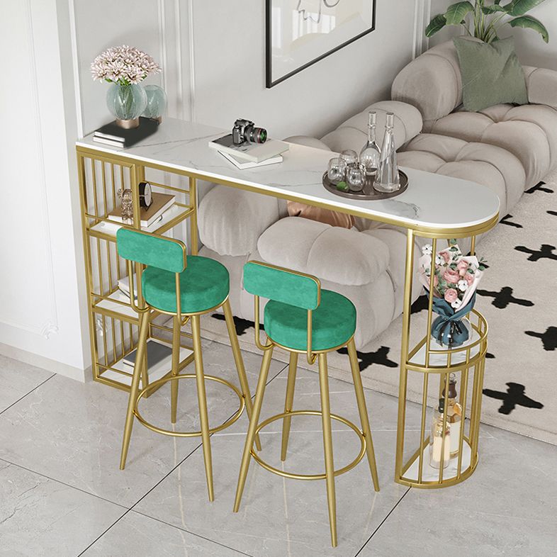 Modern Bar Table Set 1/2/3 Pcs Stone Specialty Pub Set for Living Room