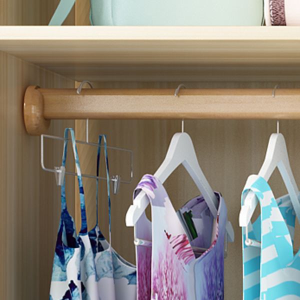 Manufactured Wood Storage Cabinet with Wooden Legs Modern Cabinet for Bedroom