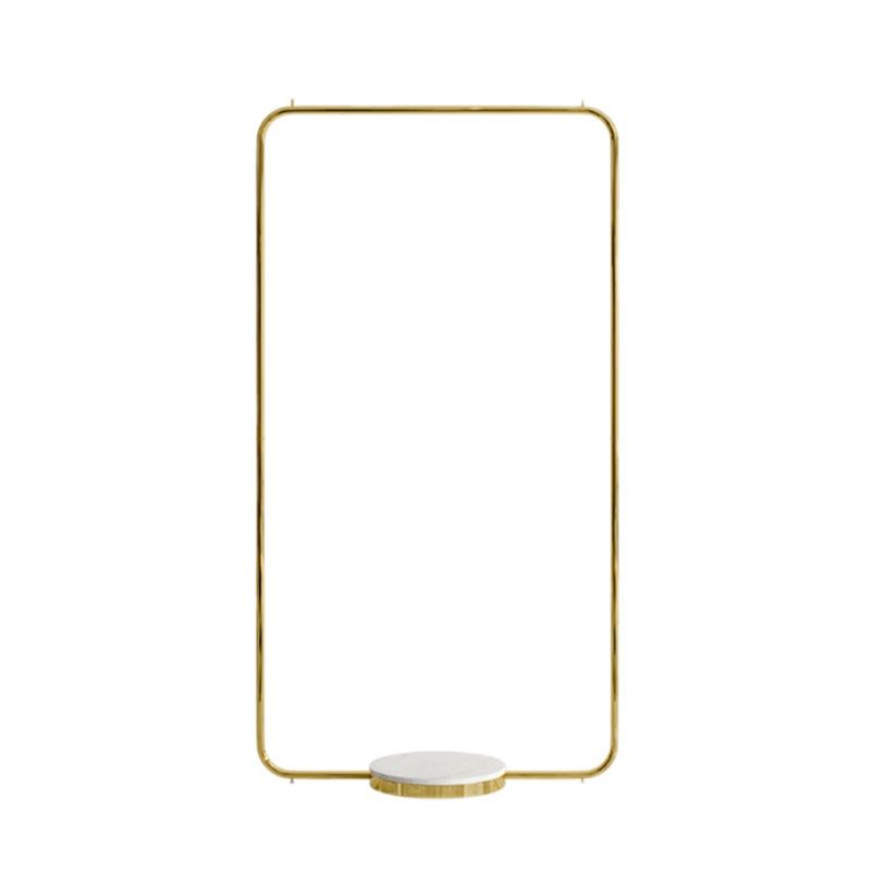 Leisure Metal Hall Tree Solid Color Stainless Steel Coat Rack