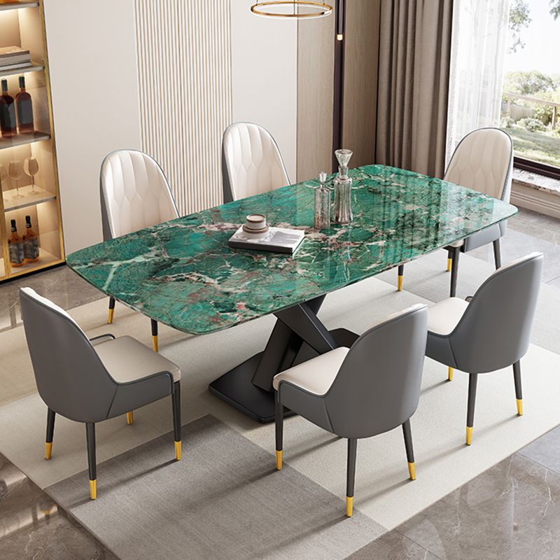 Pedestal Dining Table Modern Dining Table for Kitchen Dining Room