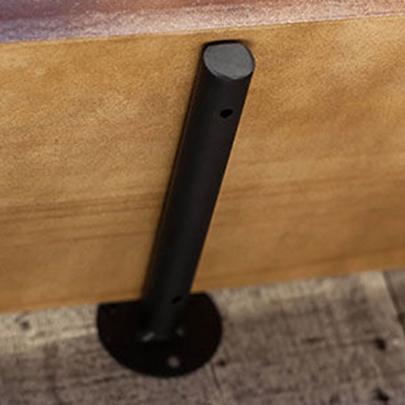 Modern Natural Bookcase Solid Wood Wall Mounted Bookshelf for Home Office