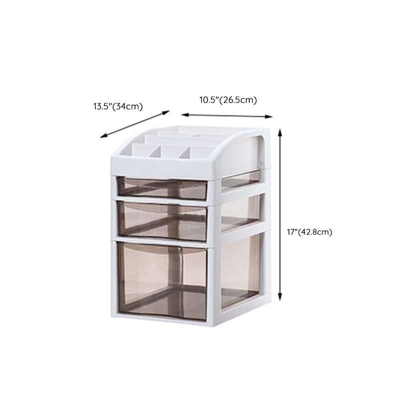 Vertical Transparent File Cabinet Modern Plastic Drawers Filing Cabinet