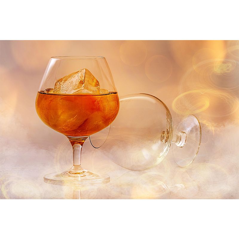 Contemporary Brandy Wall Mural Decorative Restaurant Wall Art for Decoration