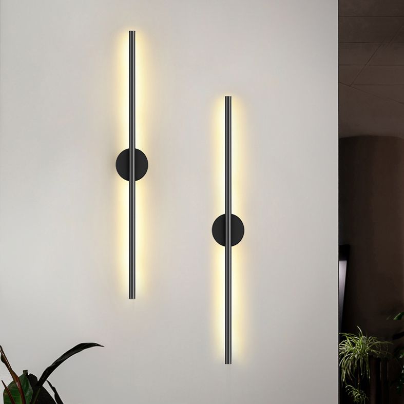 Modern Minimalist Style Linear Wall Mounted Light Fixture Acrylic Wall Light Sconces for Living Room