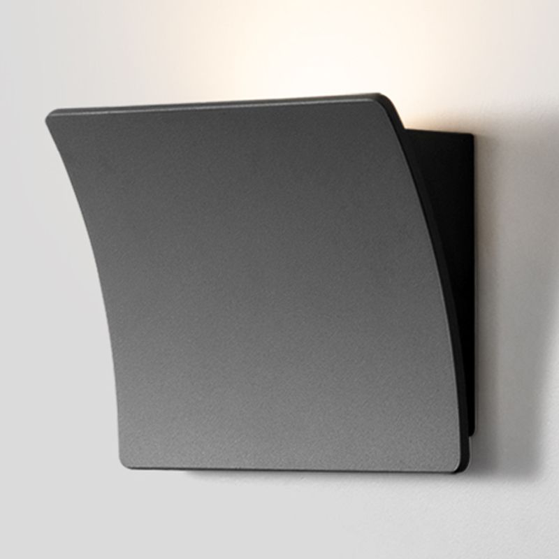 Quadratische Schatten Metall Wandleuchte modern