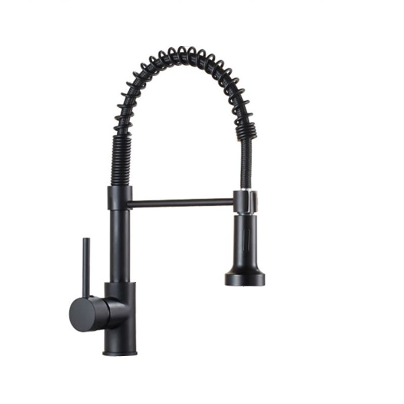 Farmhouse Spring Spout Kitchen Faucet Spring Tube High Arch Water Filler