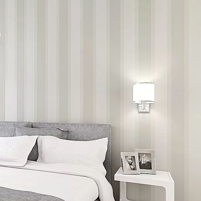 Non-Woven Stripes Wallpaper 33'L x 20.5"W Simple and Modern Non-Pasted Wall Decor