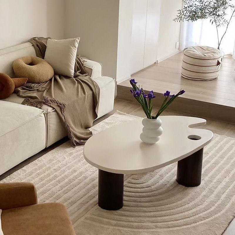 Modern Irregular 1 Single Coffee Table 15.-In High 3 Legs Cocktail Table