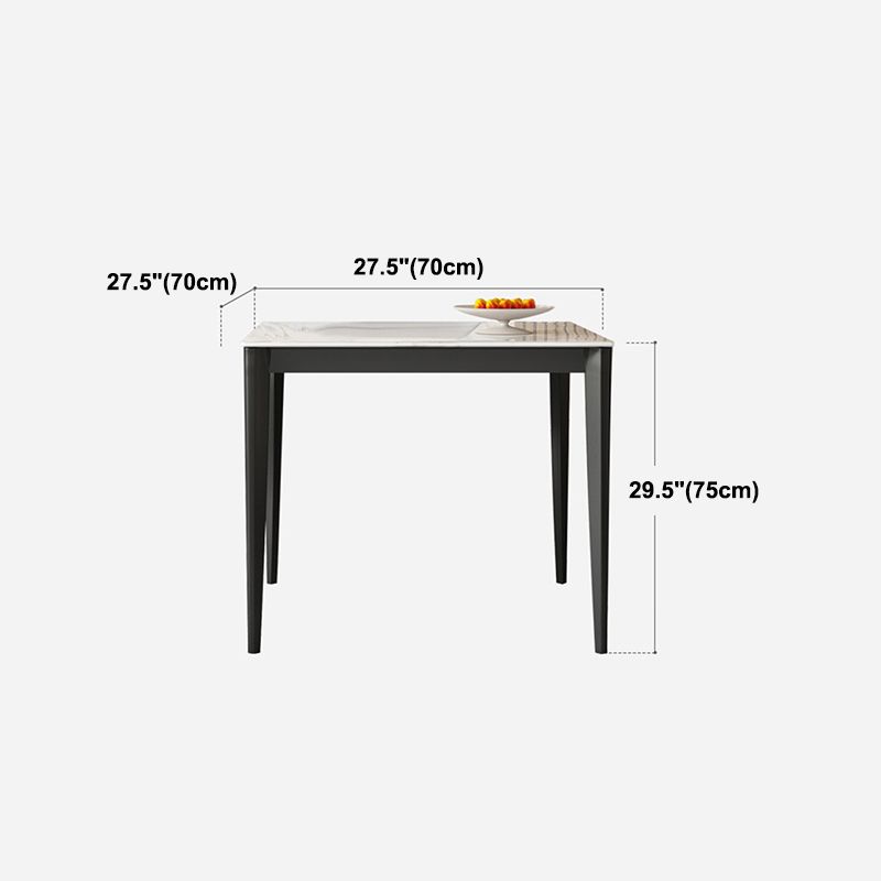 Industrial Style Dining Site Table Stone 4-foot Dining Room Home Furniture