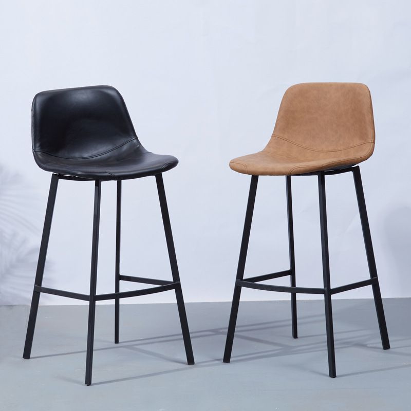 Pu Leather Barstools Salon industriel Bar et tabouret de comptoir