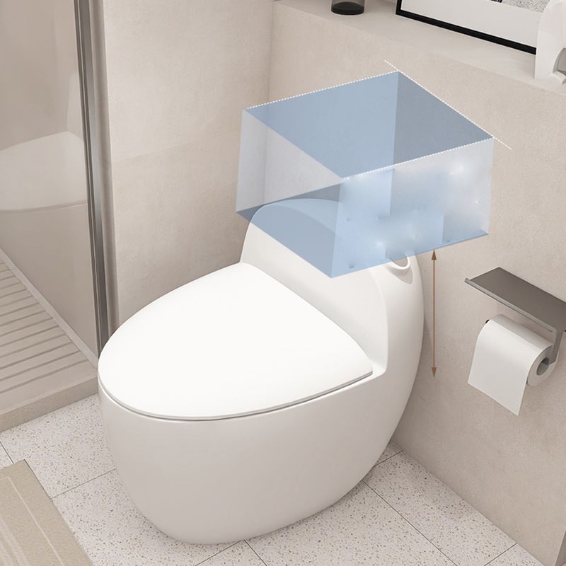 Contemporary Floor Mount Flush Toilet Siphon Jet Urine Toilet for Washroom