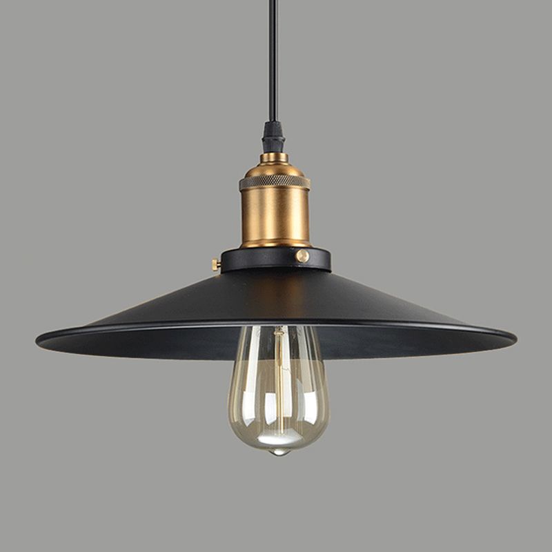1 licht uitlopende hangende plafondlampen industriële stijl metalen hanger voor kledingwinkel