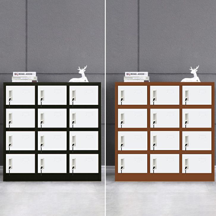 Contemporary Style Wardrobe Metal Wardrobe Closet for Home,35.43" D x 16.54" W x 39.37" H