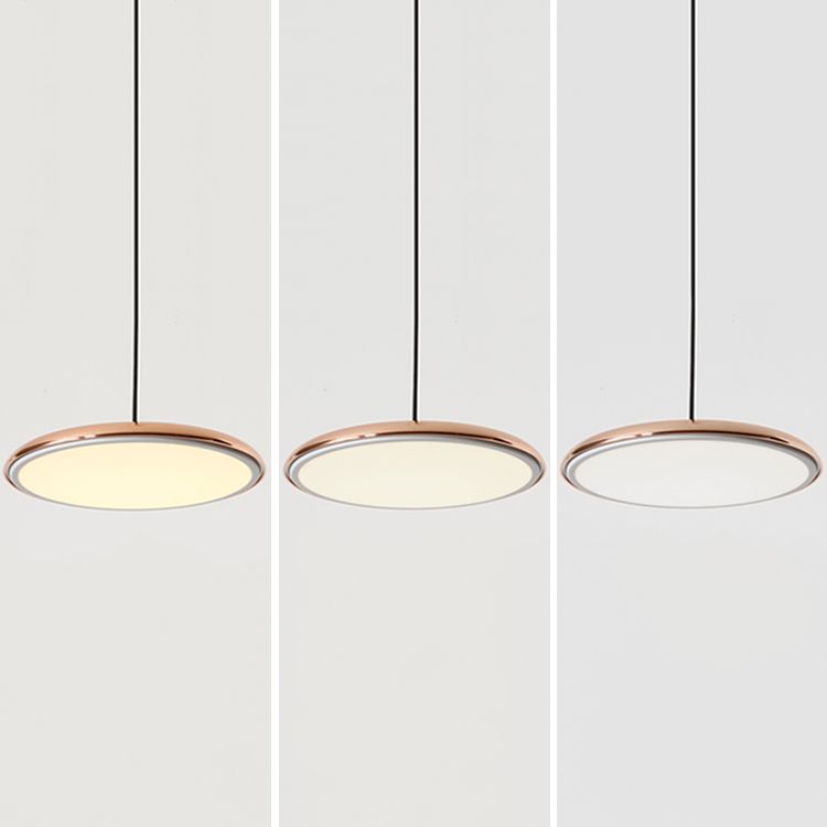 Lumière suspendue en métal Postmodern LED PENDANT POUR LE SALLE SOIX SOIR