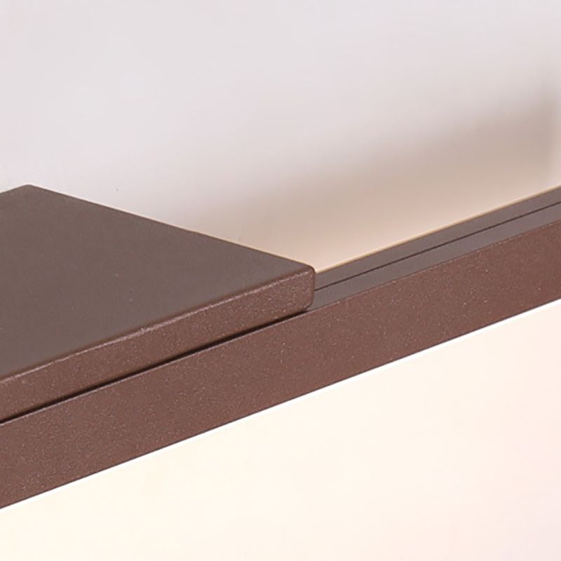 Moderne einfache Aluminium -Eitelkeitslicht Geometrie Rechteck LED Eitelkeitslampe für Duschbad