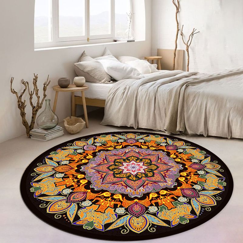 Tappeto di tappeto marocchino marocchino di fiore di albicocche tappeti lavabile per soggiorno