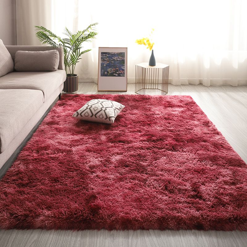 Funky Tie Dye Printed Rug Distinctive Carpet Polyester Anti-Slip Shag Rug for Living Room