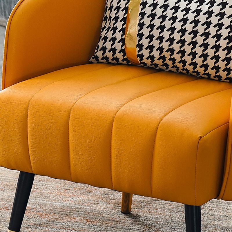 Barrel Accent Chair 25.59" L x 25.59" W x 31.10" H Basic Four Leg Barrel Chair