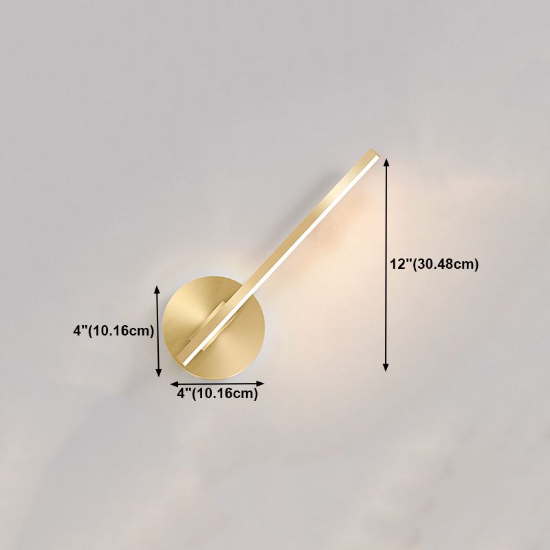 Modern Style Linear Wall Sconces Metal Multi Lights LED Light Fixture