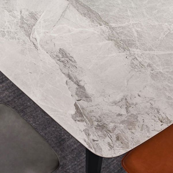 Modern 1/2/5/7 Pieces Dining Set Rectangle White Dining Table Set