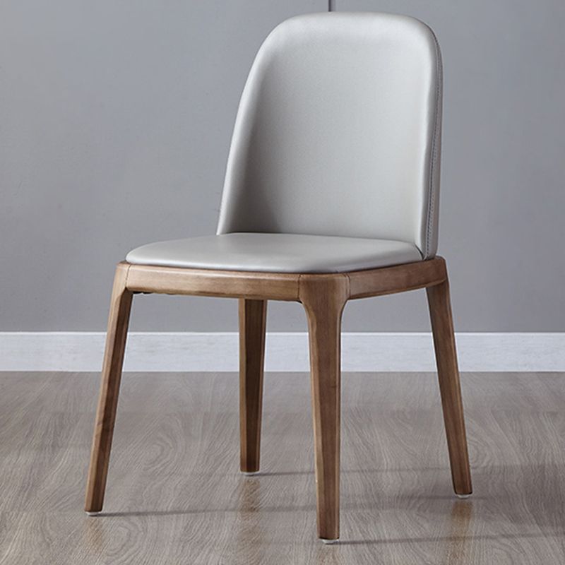 Ensemble de chaises en bois pour salle à manger et cuisine scandinave Glam, ensemble de chaises d'appoint à dossier solide
