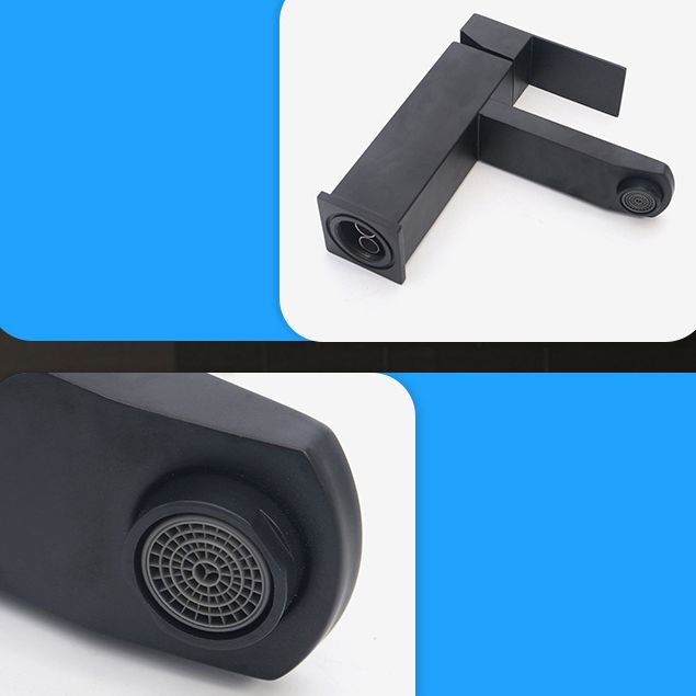 Basic Centered Lavatory Faucet Solid Color Faucet Vessel Sink Bathroom Faucet